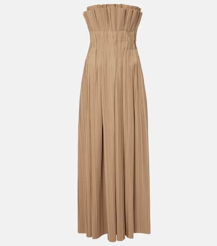 Cristel pleated poplin bustier gown - The Row - Modalova