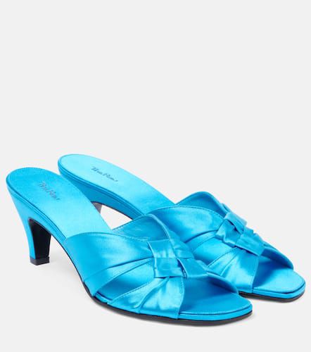 The Row Soft Knot 65 satin mules - The Row - Modalova