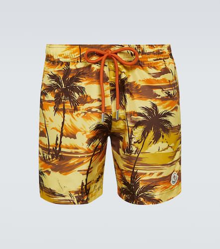 Moncler Printed technical shorts - Moncler - Modalova