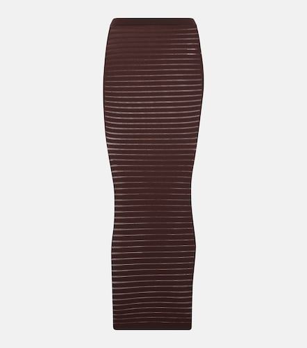 Alaïa Gonna lunga a righe - Alaia - Modalova
