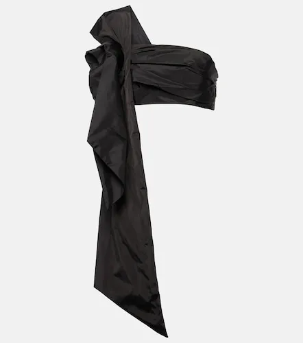 Floral-applique draped crop top - Simone Rocha - Modalova