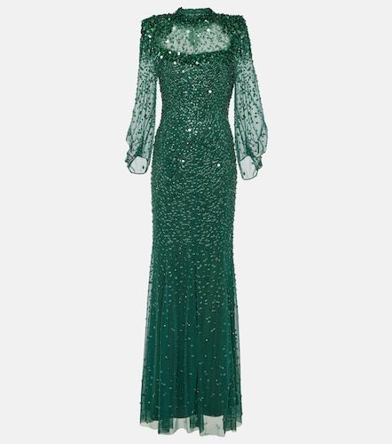 Jenny Packham Abito lungo in tulle - Jenny Packham - Modalova