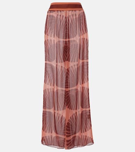 Printed georgette wide-leg pants - Johanna Ortiz - Modalova