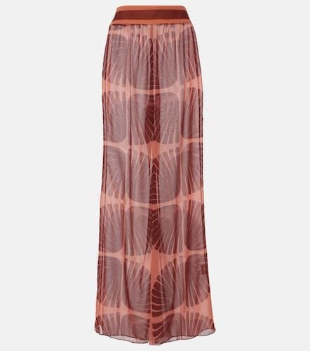 Printed georgette wide-leg pants - Johanna Ortiz - Modalova