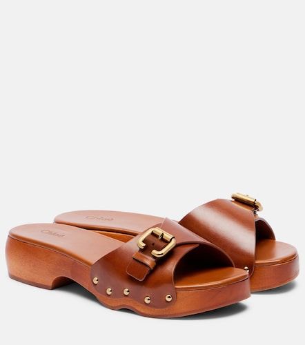 Chloe Jeannette leather mules - Chloe - Modalova