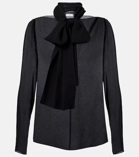 Alaia Sheer tie-neck blouse - Alaia - Modalova