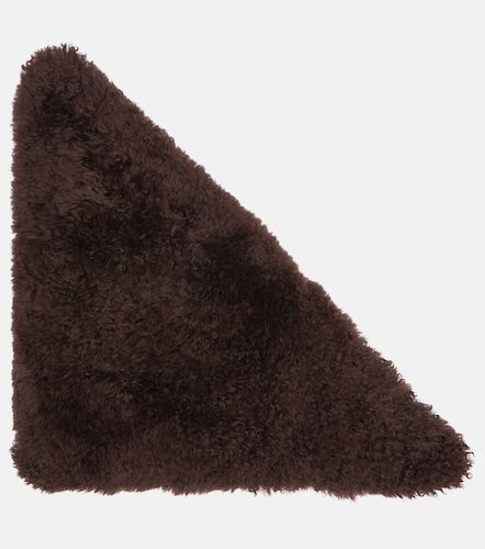 Sciarpa in shearling e lana - Yves Salomon - Modalova