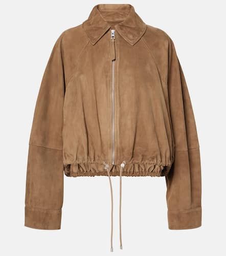 Loewe Suede bomber jacket - Loewe - Modalova