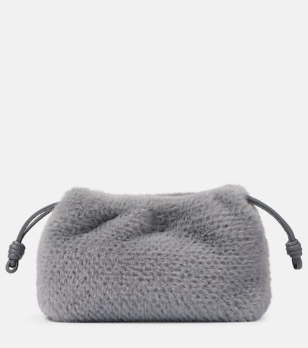 Flamenco Small faux fur clutch - Loewe - Modalova