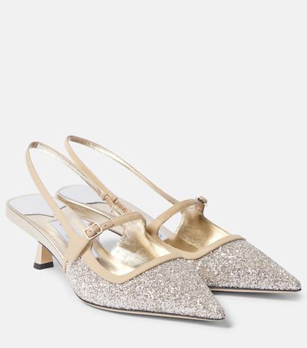 Didi 45 glitter patent leather slingback pumps - Jimmy Choo - Modalova