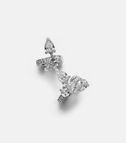 Serti Sur Vide 18kt white gold ear climber with diamonds - Repossi - Modalova
