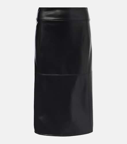 S Max Mara Faux leather midi skirt - 'S Max Mara - Modalova