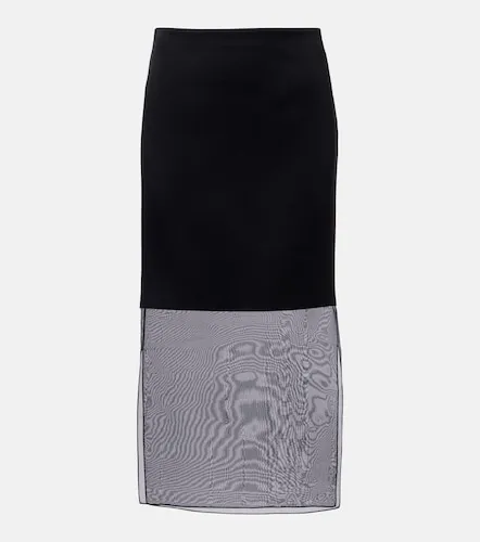 Khaite Sybil layered midi skirt - Khaite - Modalova
