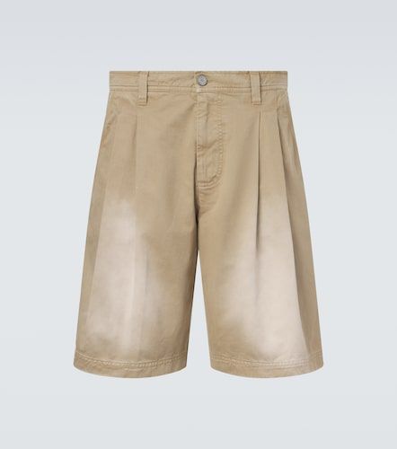 Bermudas de sarga de algodón plisadas - ERL - Modalova