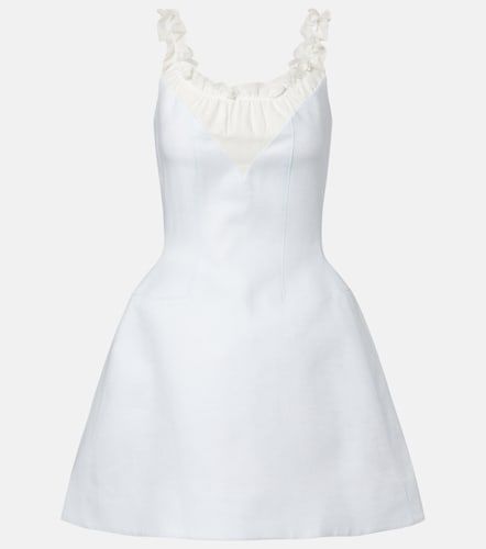 Shushu/Tong Ruffled linen minidress - Shushu/Tong - Modalova