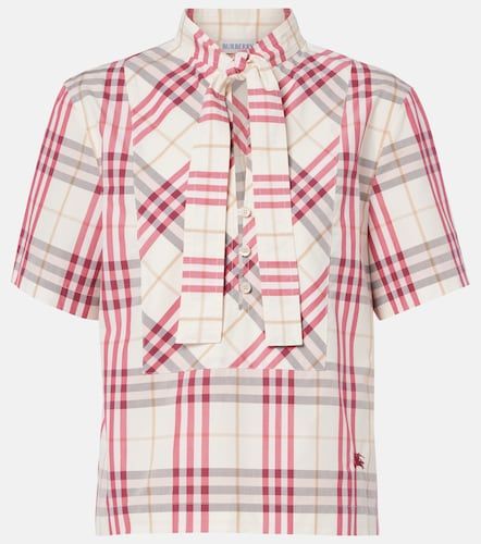 Olea Check cotton blouse - Burberry - Modalova