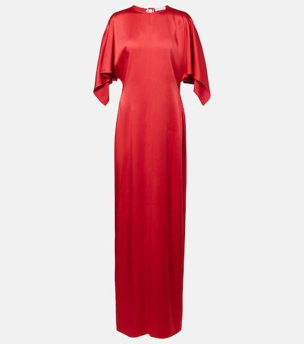 Abito lungo in raso - Stella McCartney - Modalova