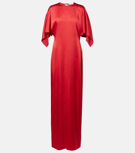 Open-back satin gown - Stella McCartney - Modalova