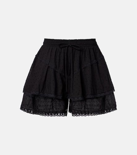 Shorts Thia de algodón con croché - Poupette St Barth - Modalova