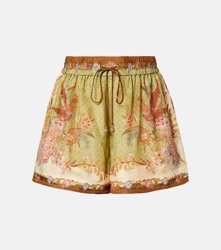 Indra printed silk shorts - Zimmermann - Modalova