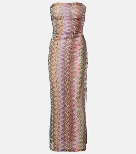 Maxikleid Zigzag aus Häkelstrick - Missoni - Modalova