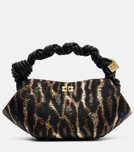 Borsa Bou Mini in cloqué con stampa - Ganni - Modalova