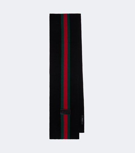 Gucci Sciarpa Web Stripe in lana - Gucci - Modalova