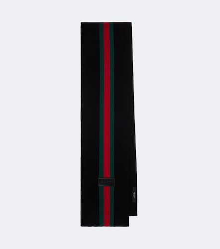 Gucci Web Stripe wool scarf - Gucci - Modalova