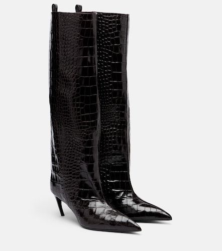 Botas Lea de piel grabada - The Attico - Modalova