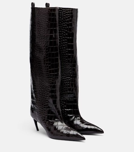 Botas Lea de piel grabada - The Attico - Modalova