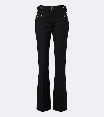 Pantaloni in gabardine di lana vergine - Balmain - Modalova