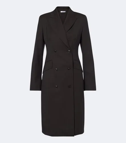 Double-breasted virgin wool blazer dress - Max Mara - Modalova
