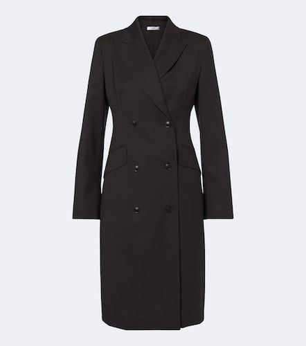 Double-breasted virgin wool blazer dress - Max Mara - Modalova