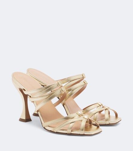 Solstice metallic leather mules - Zimmermann - Modalova