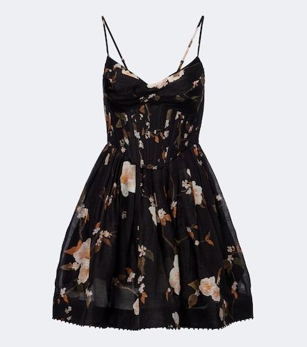 Minikleid Ascent aus Leinen und Seide - Zimmermann - Modalova