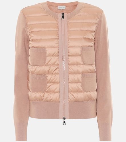 Moncler Down and wool jacket - Moncler - Modalova