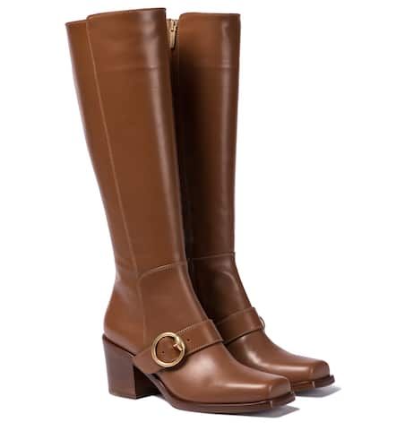 Wayne 60 leather knee-high boots - Gianvito Rossi - Modalova