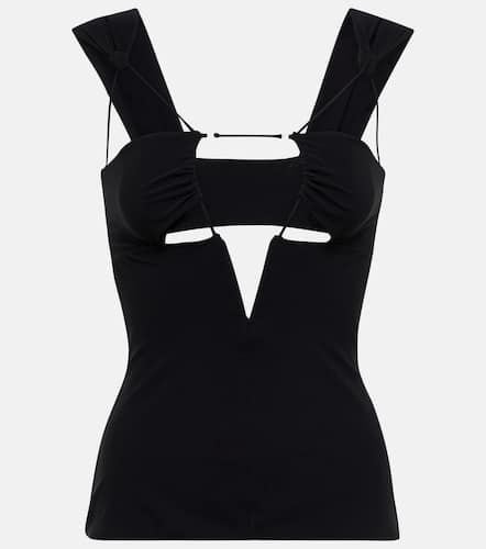 Nensi Dojaka Cutout jersey top - Nensi Dojaka - Modalova