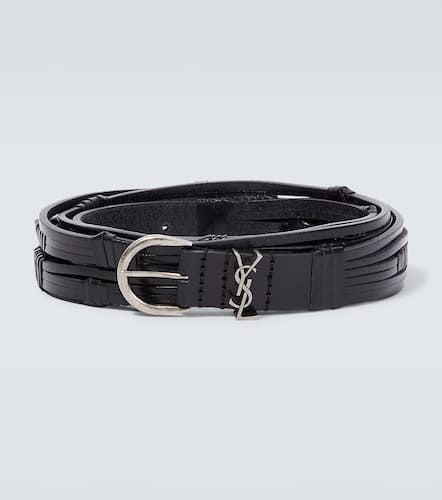 Croissant De Lune leather belt - Saint Laurent - Modalova