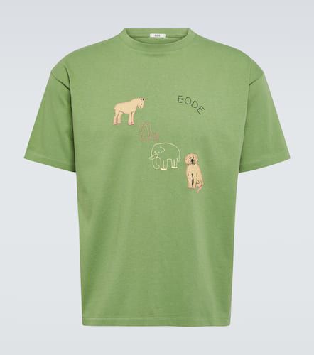 Bode Camiseta Tiny Zoo de algodón - Bode - Modalova