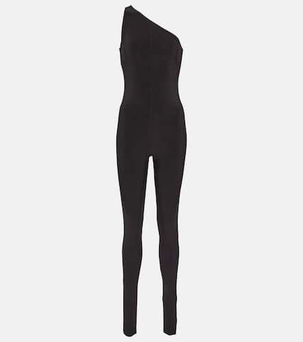 One-shoulder jersey stirrup catsuit - Norma Kamali - Modalova