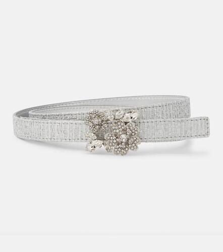 RV Bouquet Strass leather belt - Roger Vivier - Modalova