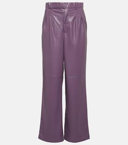 Faux leather straight pants - Jacques Wei - Modalova