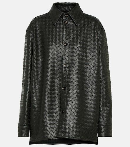 Intrecciato leather shirt - Bottega Veneta - Modalova