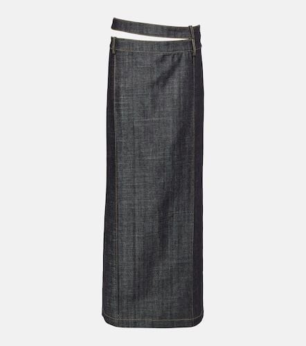 The Mannei Ararat denim maxi skirt - The Mannei - Modalova