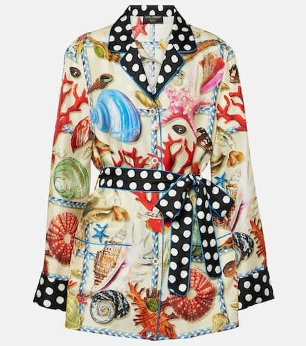 Capri printed silk satin shirt - Dolce&Gabbana - Modalova