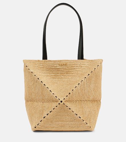 Paula's Ibiza Puzzle Fold raffia tote bag - Loewe - Modalova