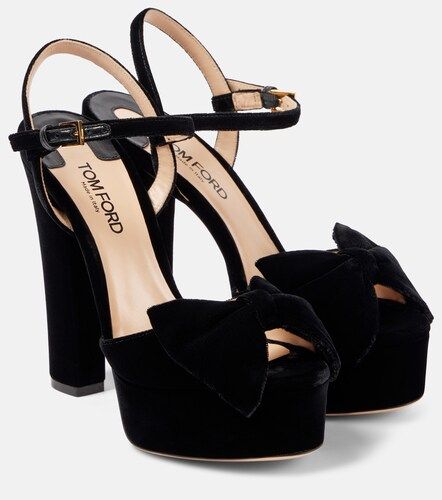 Sandalias Brigitte 130 de terciopelo - Tom Ford - Modalova
