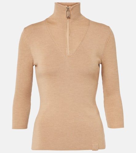 Wool-blend half-zip sweater - Victoria Beckham - Modalova