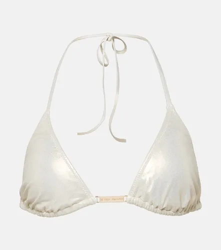 Top de bikini triangular Andorra metalizado - Melissa Odabash - Modalova